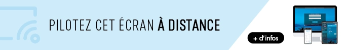 Pilotage contenus écran à distance