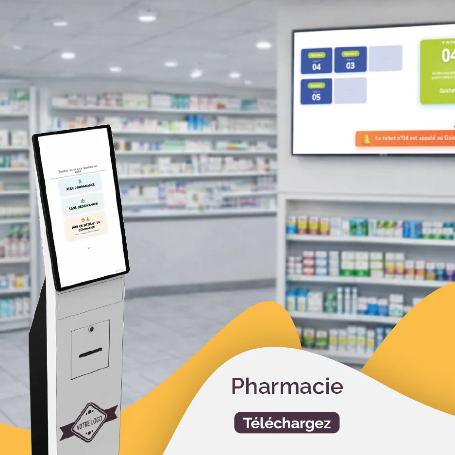 Télécharger le guide gestion de file d'attente Pharmacie