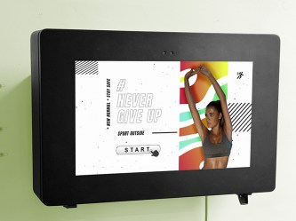 Occasion Caisson de protection pour écran tactile mural