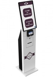 Borne d&#39;accueil Balden avec TPE