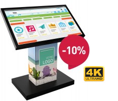 Borne table interactive 2 positions 55 pouces