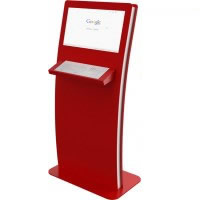 Kiosk internet 27 pouces rouge