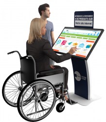 Borne pmr handicapé