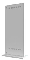 Dos totem tactile sur roulettes