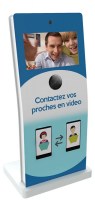 Borne avec webcam