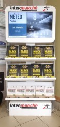 Porte-brochures vidéo Intermarché