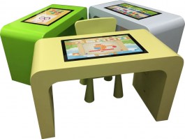 Table tactile enfant avec jeux