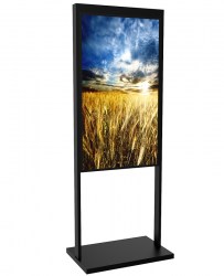 Ecran vitrine 55 pouces sur pied