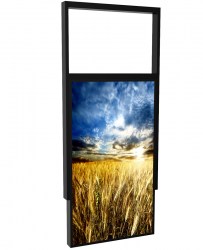 Ecran vitrine 55 pouces suspendu