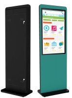 Totem tactile 43 pouces vert