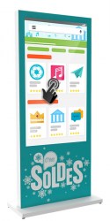 Totem tactile 55 pouces