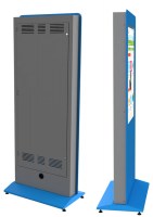 Totem tactile bleu 43 pouces
