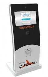 Borne tactile 27 pouces avec clavier physique