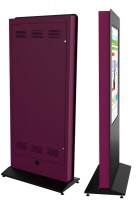 Totem digital 43 violet